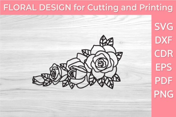 Black and White Floral Corner Clipart Review