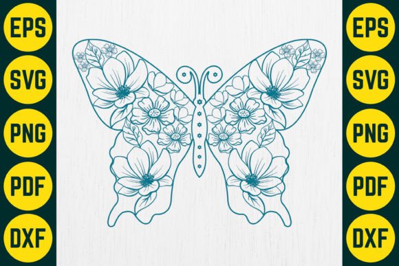 Floral Butterfly Paper Cut SVG Design 1 Review