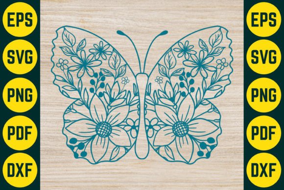 Floral Butterfly Paper Cut SVG Design 2 Review