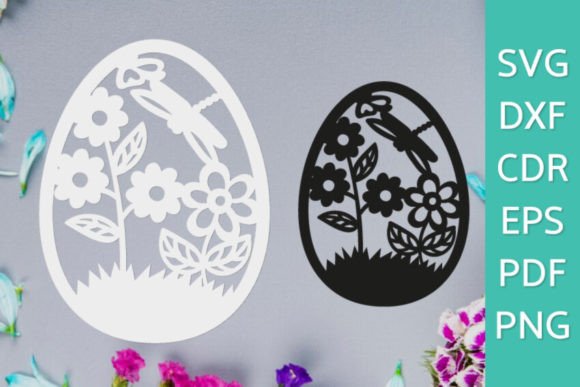 Floral Easter Egg Easter Svg Papercut Review