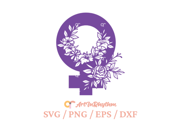 Floral Female Gender Symbol Svg, Women Review