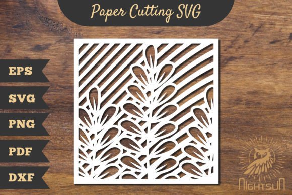 Floral Rectangle Frame Papercut SVG 2 Review