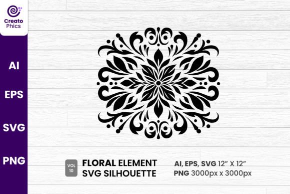 Floral Silhouette Sublimation Element Review