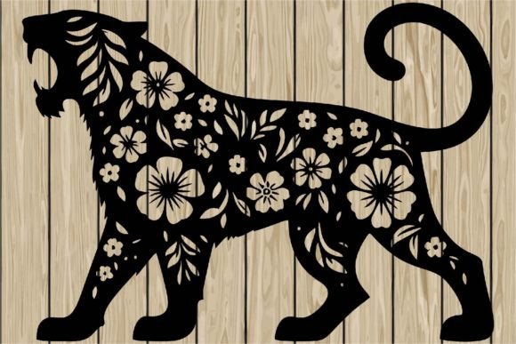 Floral Tiger Stationary Stencil SVG: A Designer's Reality Check