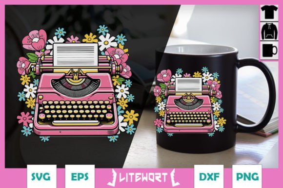 Floral Typewriter Love Story SVG Review