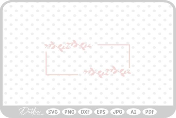 Floral Vine Rectangle Border SVG PNG DXF Review