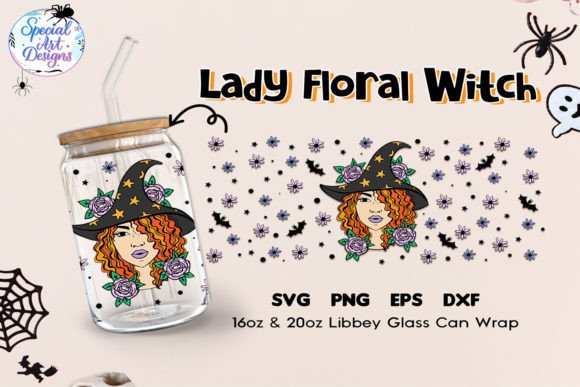 Lady Floral Witch 16oz Transparent Svg Review